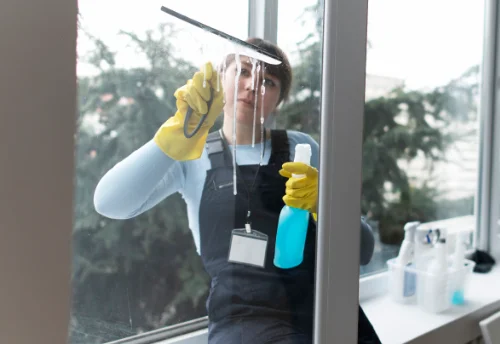 Nettoyage de vitres intérieures et extérieures à Montcresson